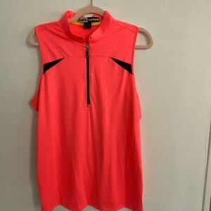 Jamie Sadock Crocodile Print Sleeveless Golf Top XL